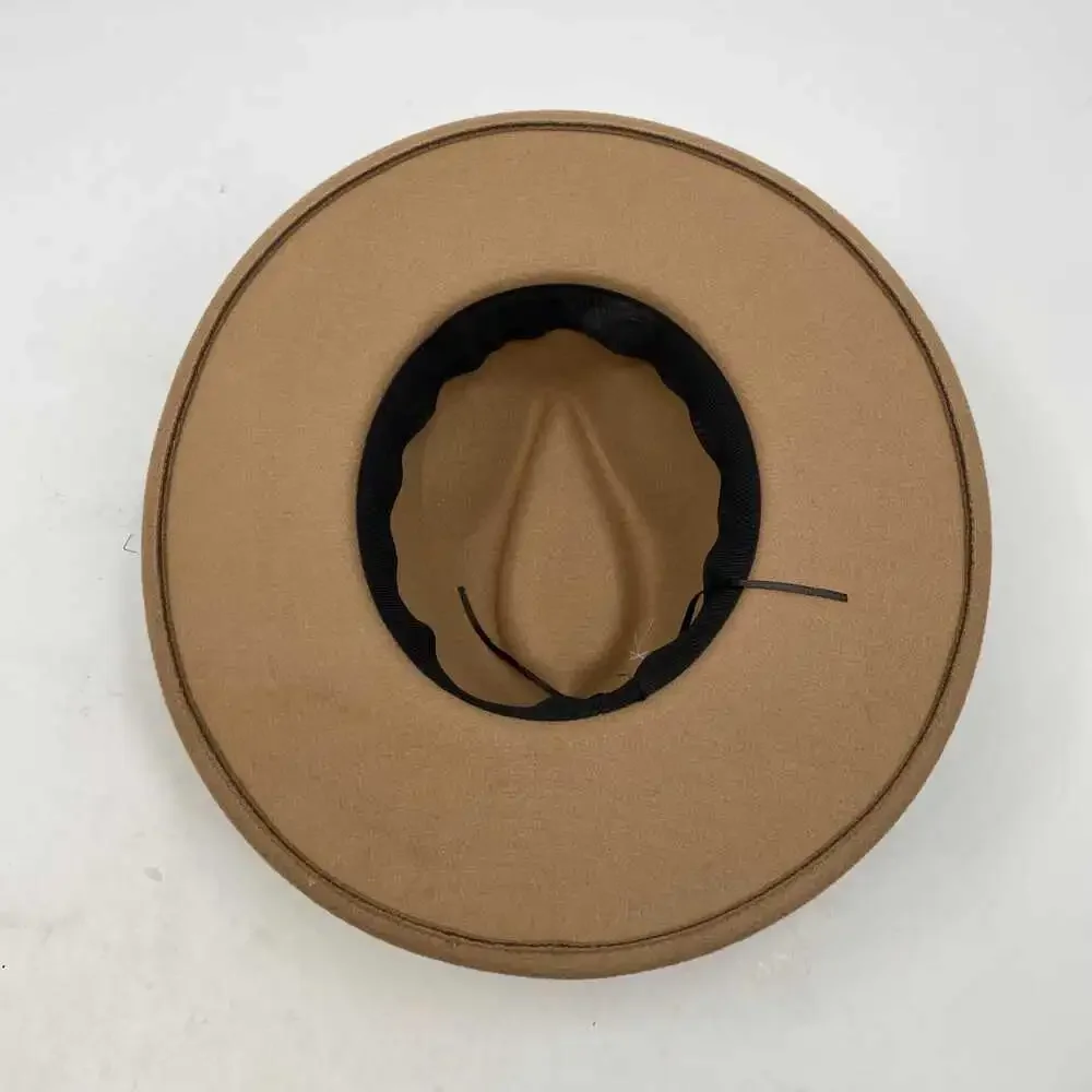 Glitzy Bella Tan Cowboy Hat | Wool & Synthetic, One Size
